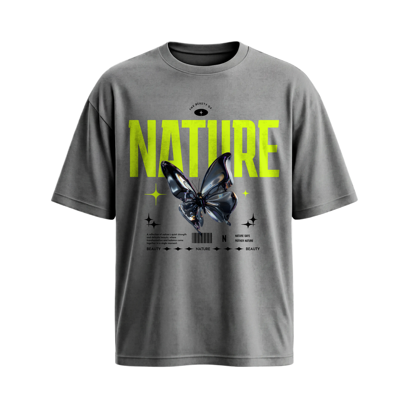 City Off Domes Nature Gray T-Shirt