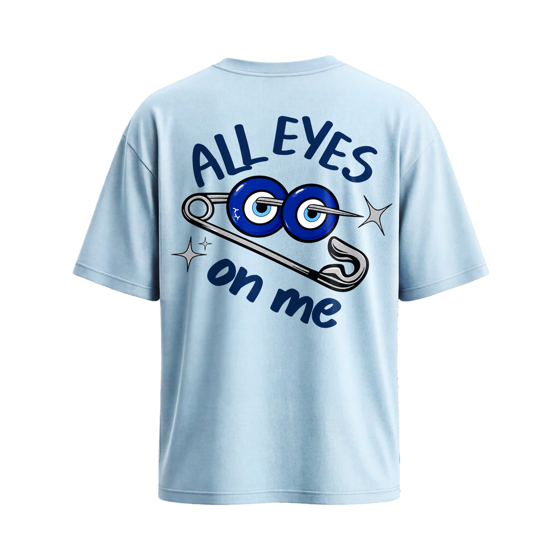 City Off Domes All Eyes On Me Ice Blue T-shirt