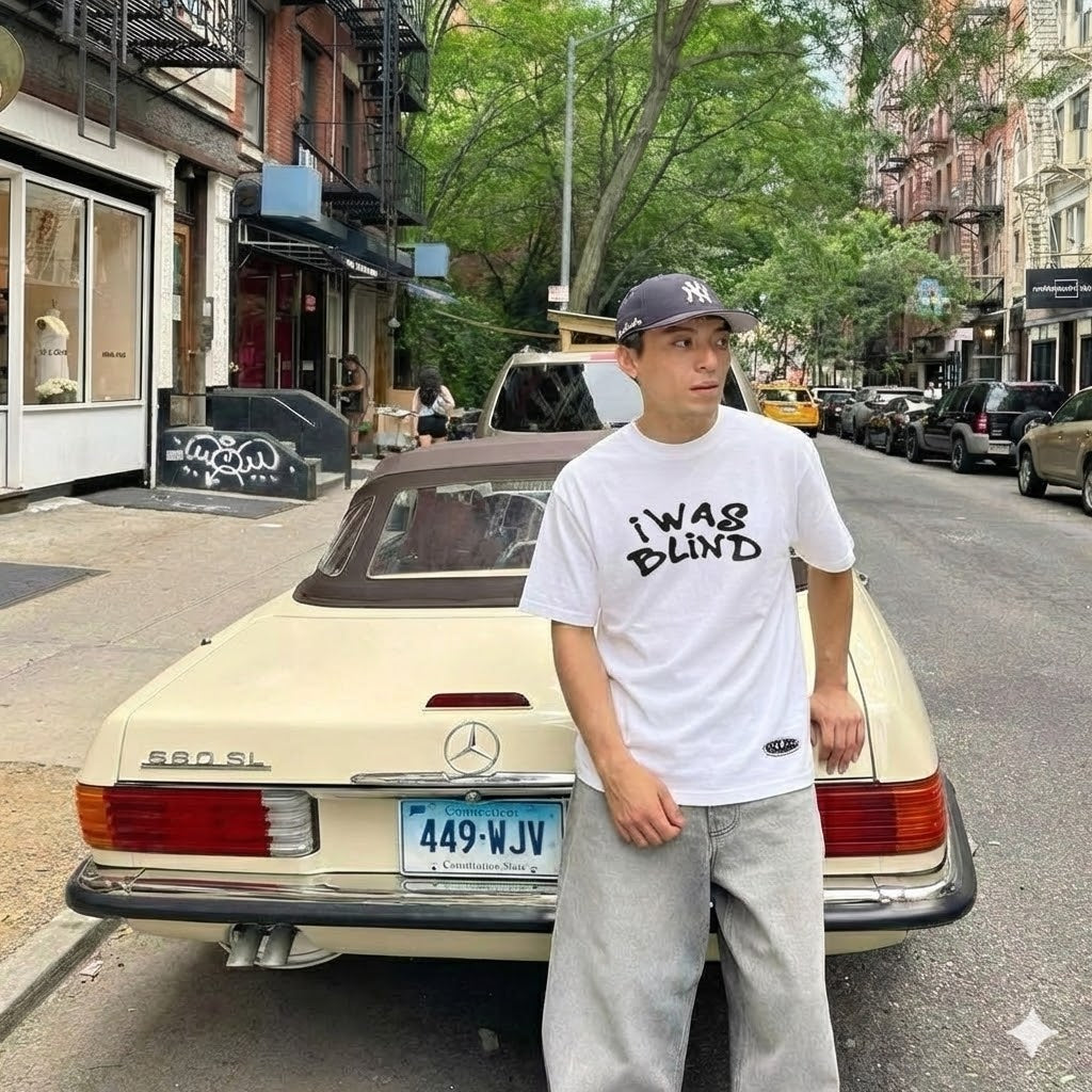 City Off Domes Black Eyes White T-shirt