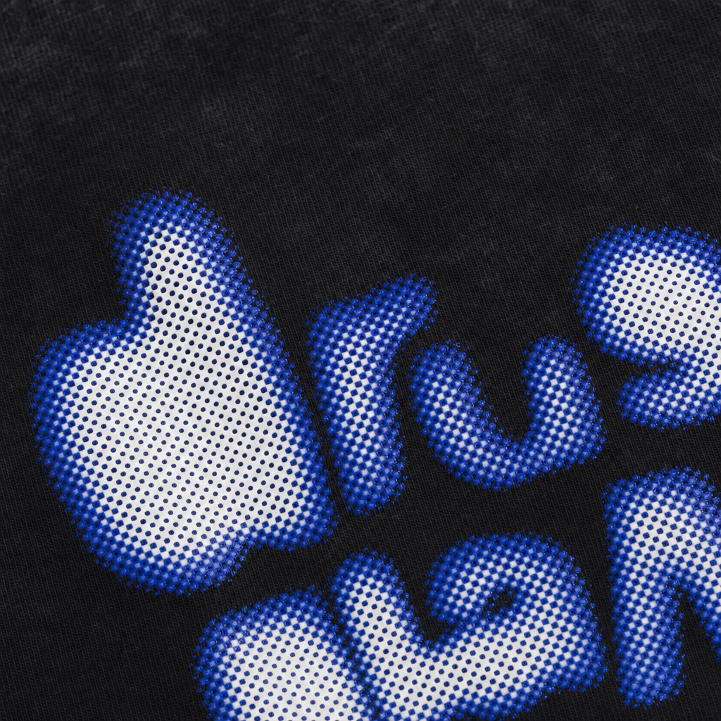 Close-up fabric detail - ACID WASH VECTORS TEE