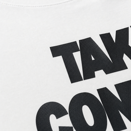 Close-up fabric detail - City Off Domes Take Over White  T-shirt