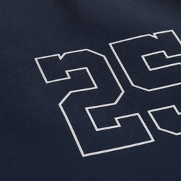 Close-up fabric detail - City Off Domes Midnight Game Blue Bowling Shirt