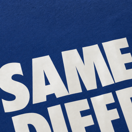 Close-up fabric detail - City Off Domes Different Day Blue T-shirt