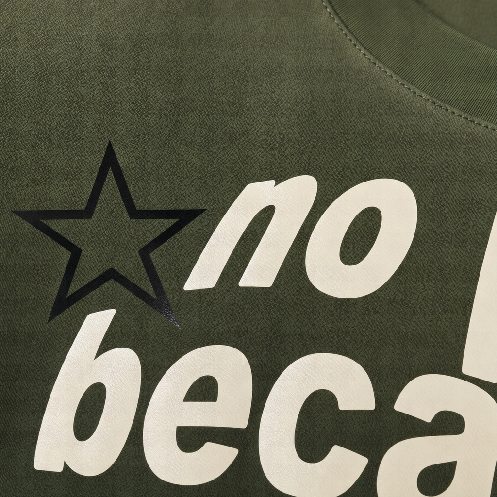 Close-up fabric detail - City Off Domes System Denied Forest Green T-shirt