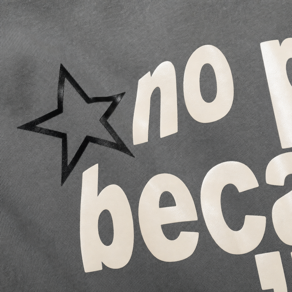 Close-up fabric detail - City Off Domes System Denied Gray T-shirt