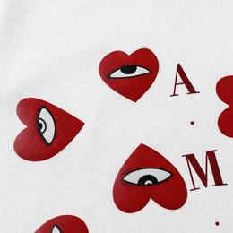Close-up fabric detail - City Off Domes Anti-Pleasure Club White Quater Zip T-Shirt