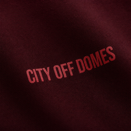 Close-up fabric detail - City Off Domes By Sass Maroon Tank Top