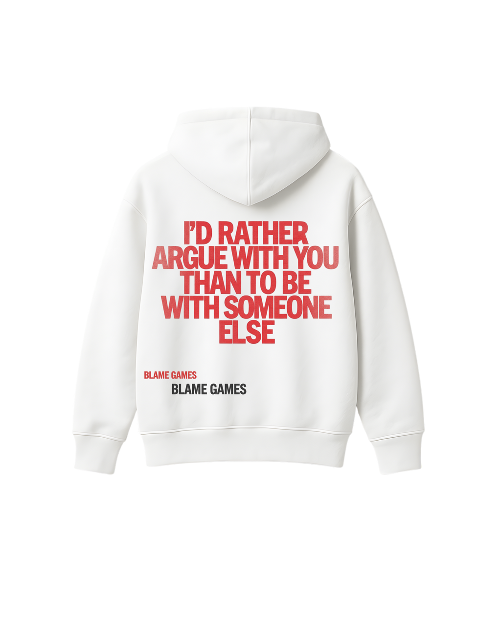 THE 'BLAME GAMES' LOVE/HATE HOODIE