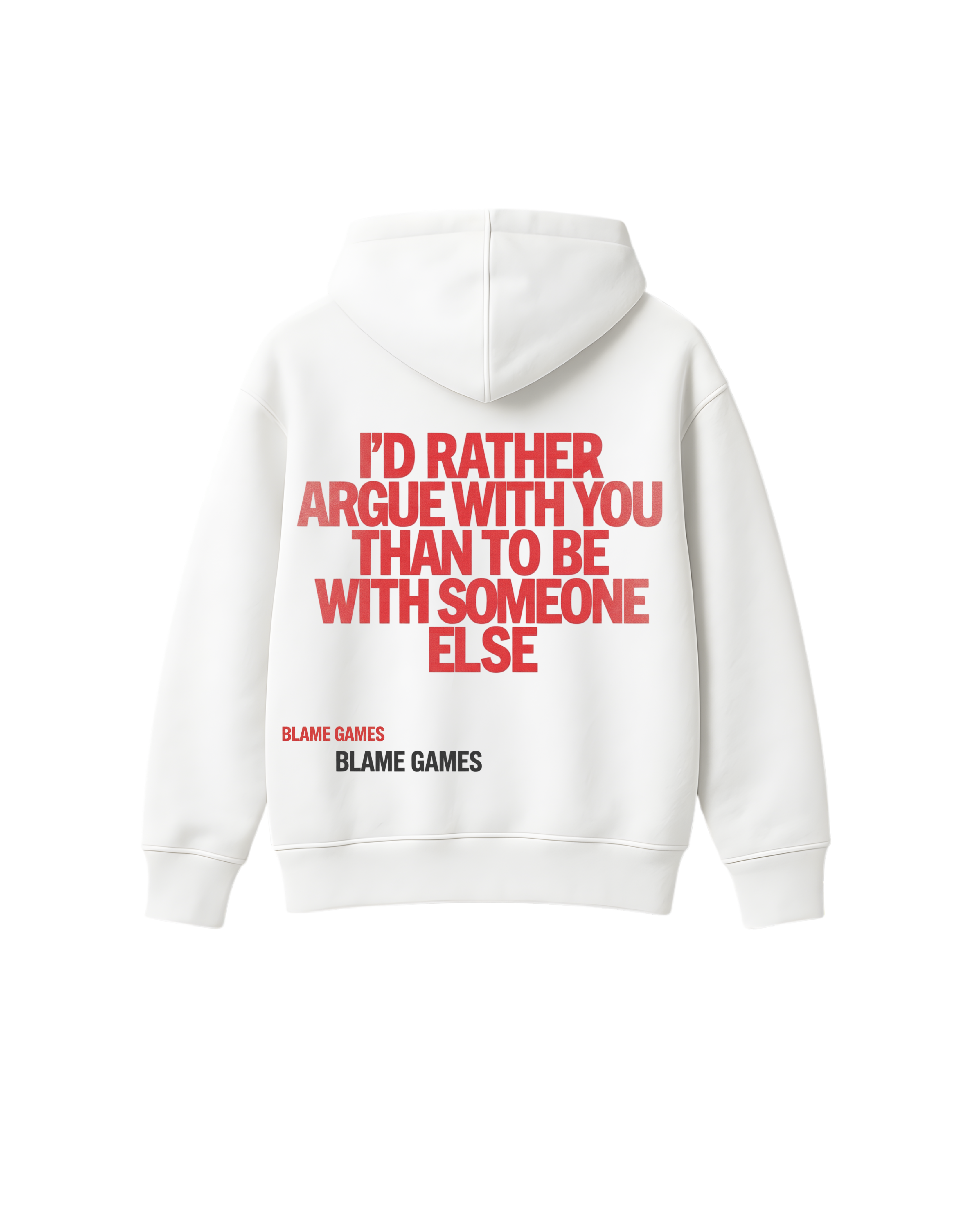 THE 'BLAME GAMES' LOVE/HATE HOODIE