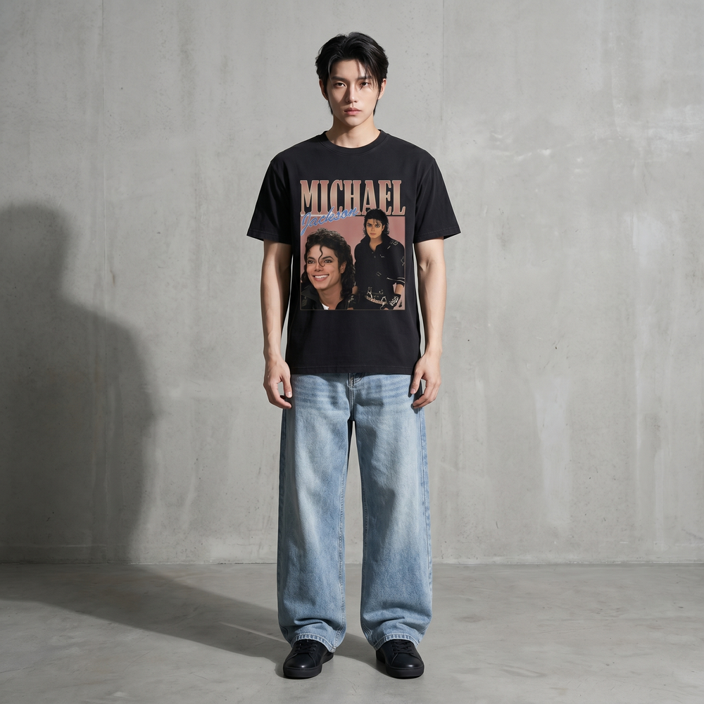 CITY OFF DOMES MICHAEL FOREVER BLACK T-SHIRT