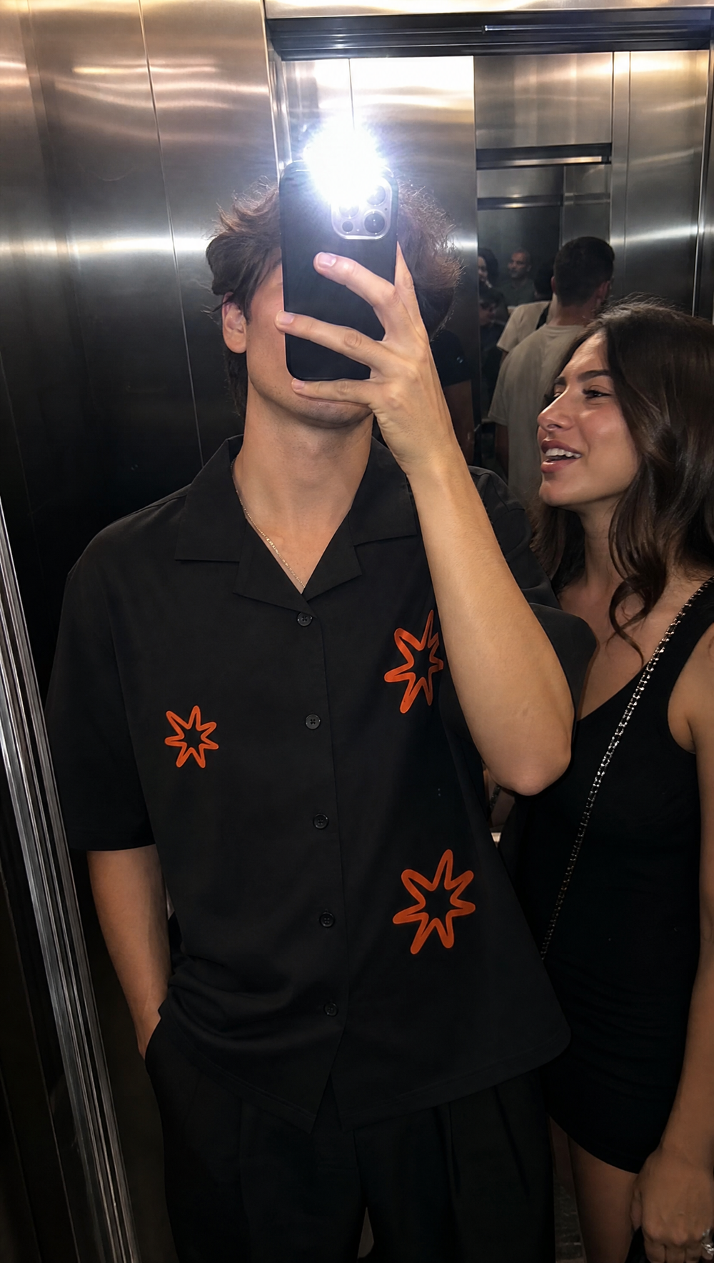 City Off Domes Next Wave Black Bowling Shirt