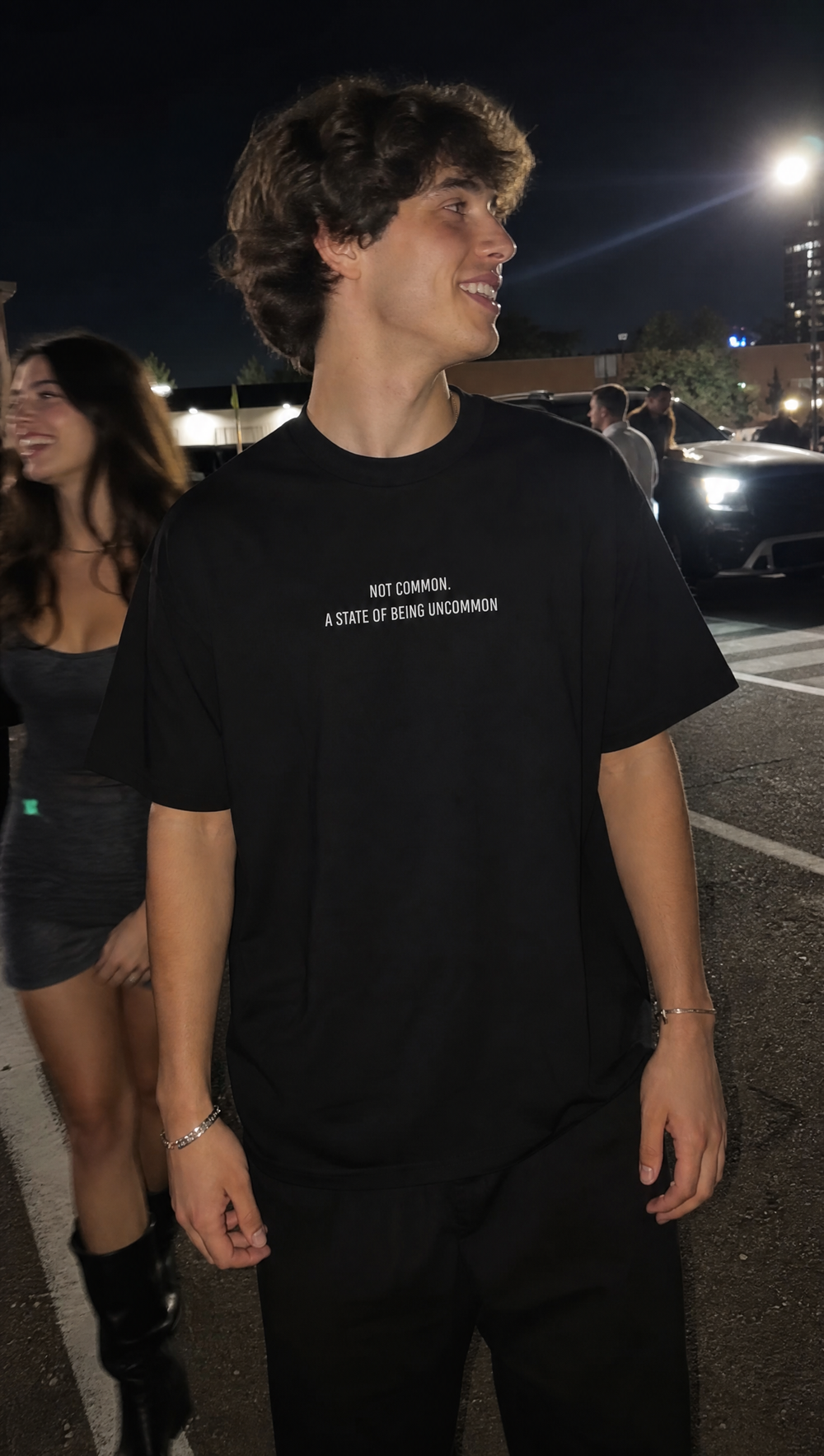City Off Domes Power in Silence Black T-shirt