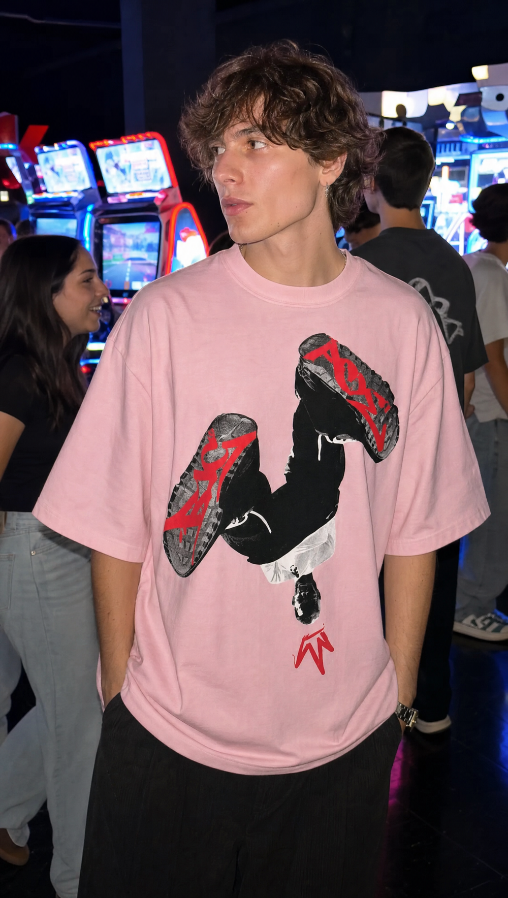 City Off Domes Vision Error Pink T-shirt
