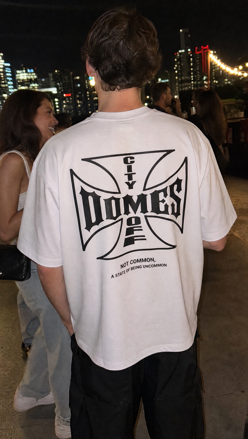 City Off Domes Not Common White T-shirt