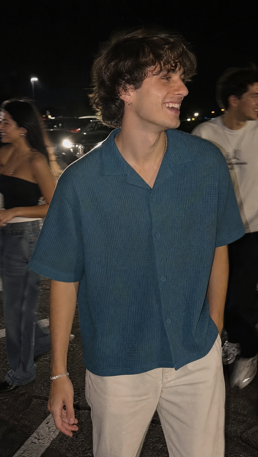 City Off Domes Waffle Shirt Teal