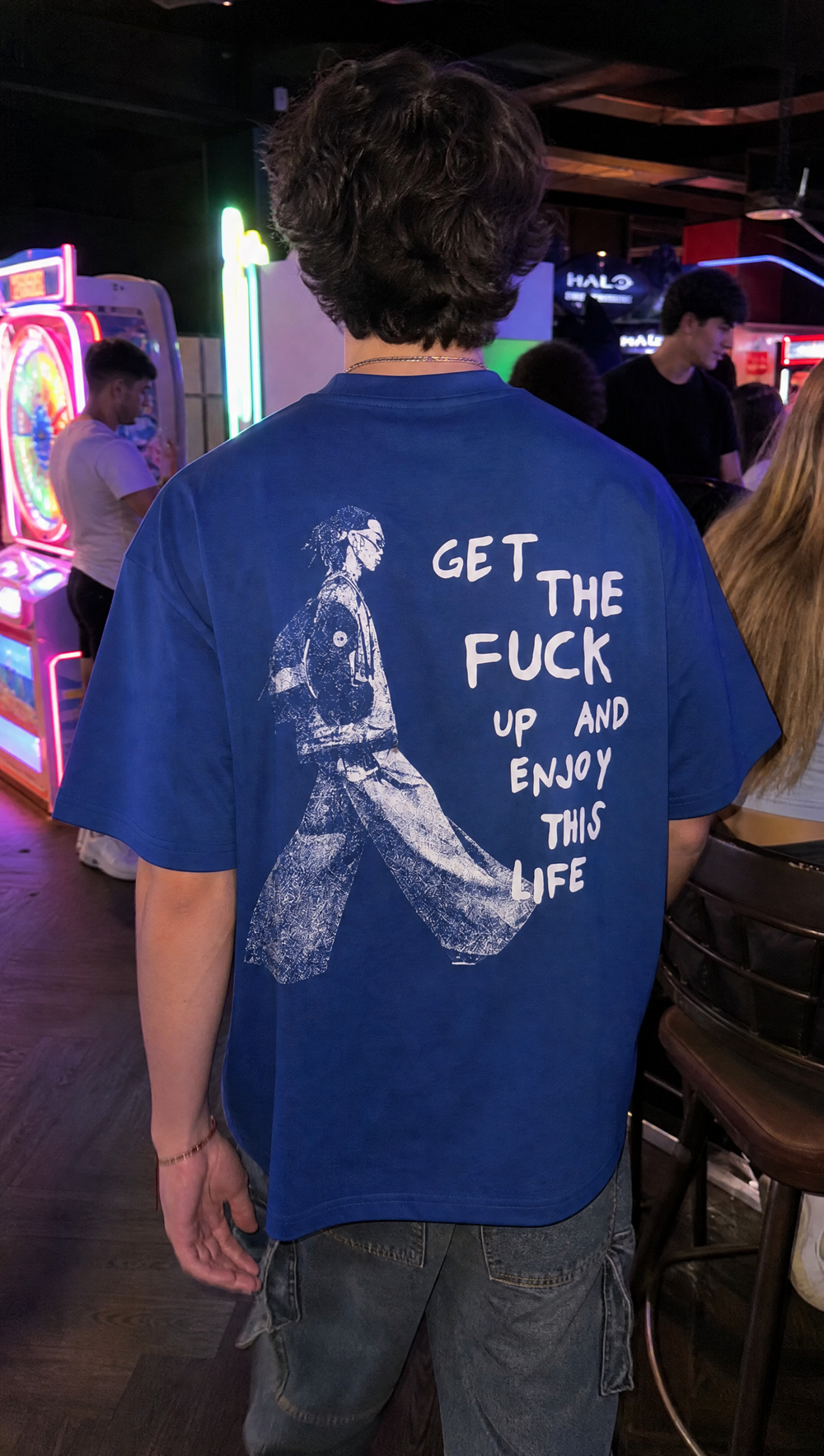 City Off Domes Rise Mode Blue T-shirt
