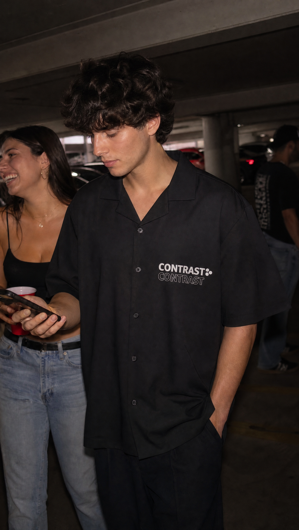 City Off Domes Starline Collective Black Bowling Shirt