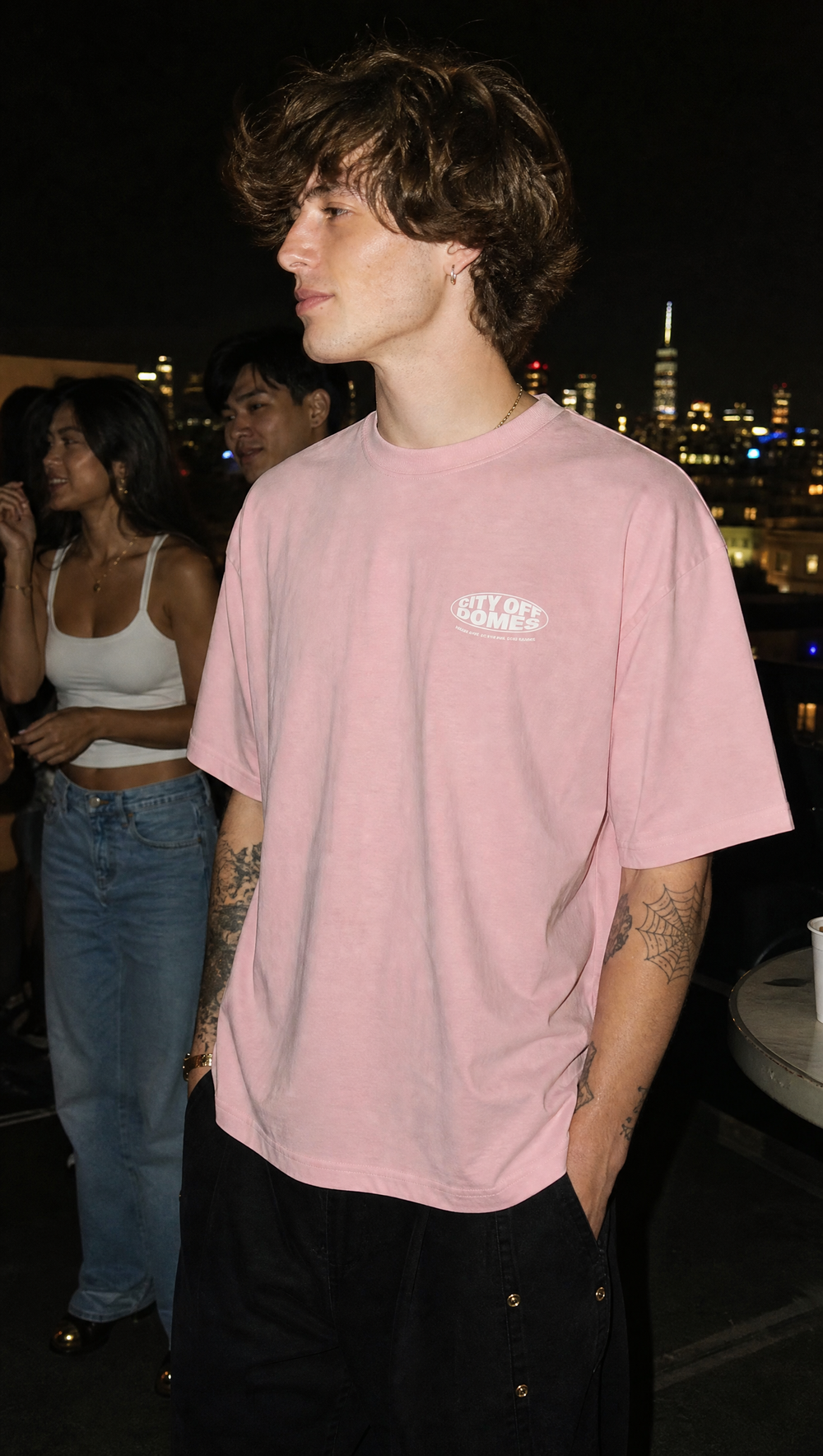 City Off Domes Kanye Love Pink T-shirt