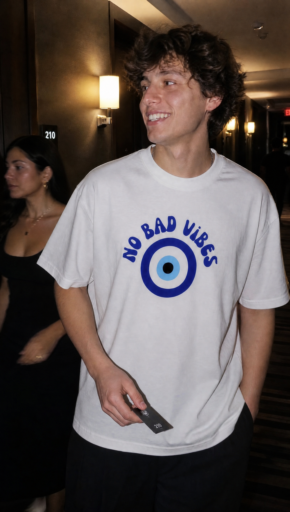 City Off Domes No Bad Vibes White T-shirt