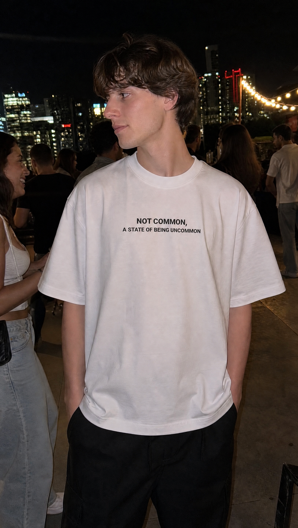 City Off Domes Not Common White T-shirt