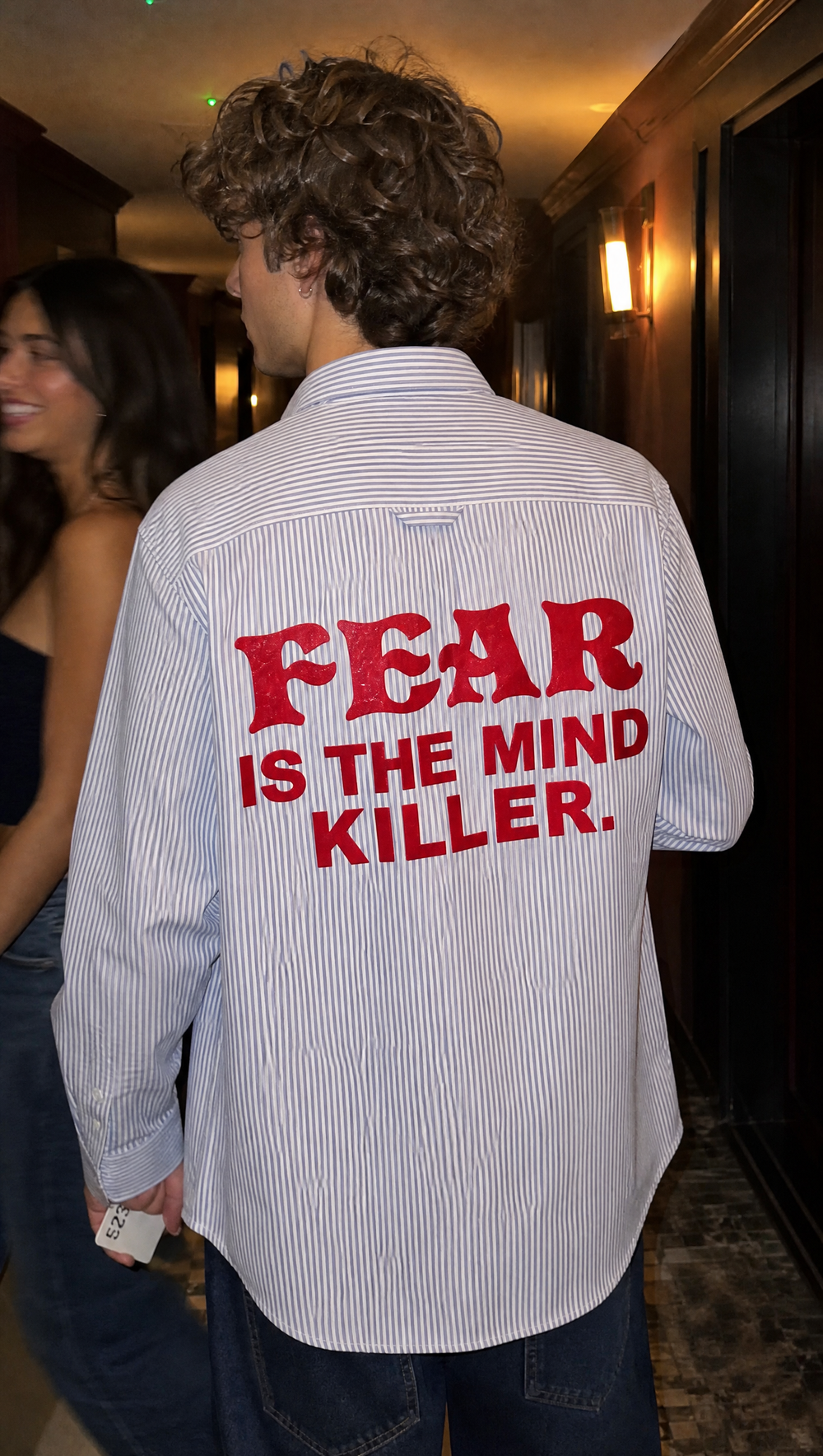 City Off Domes Mind Killer Blue Stripe Shirt