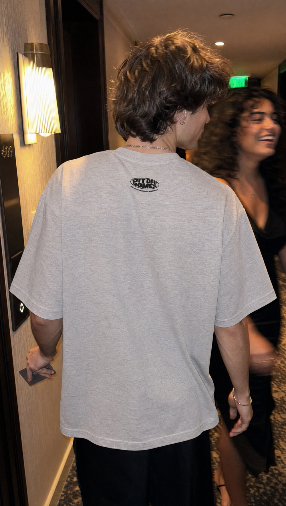 City off domes Nature Gray T-shirt