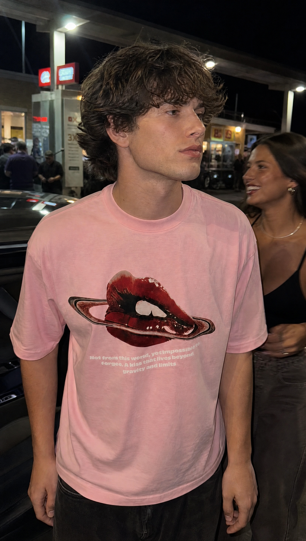 City Off Domes Red Alert Pink T-shirt