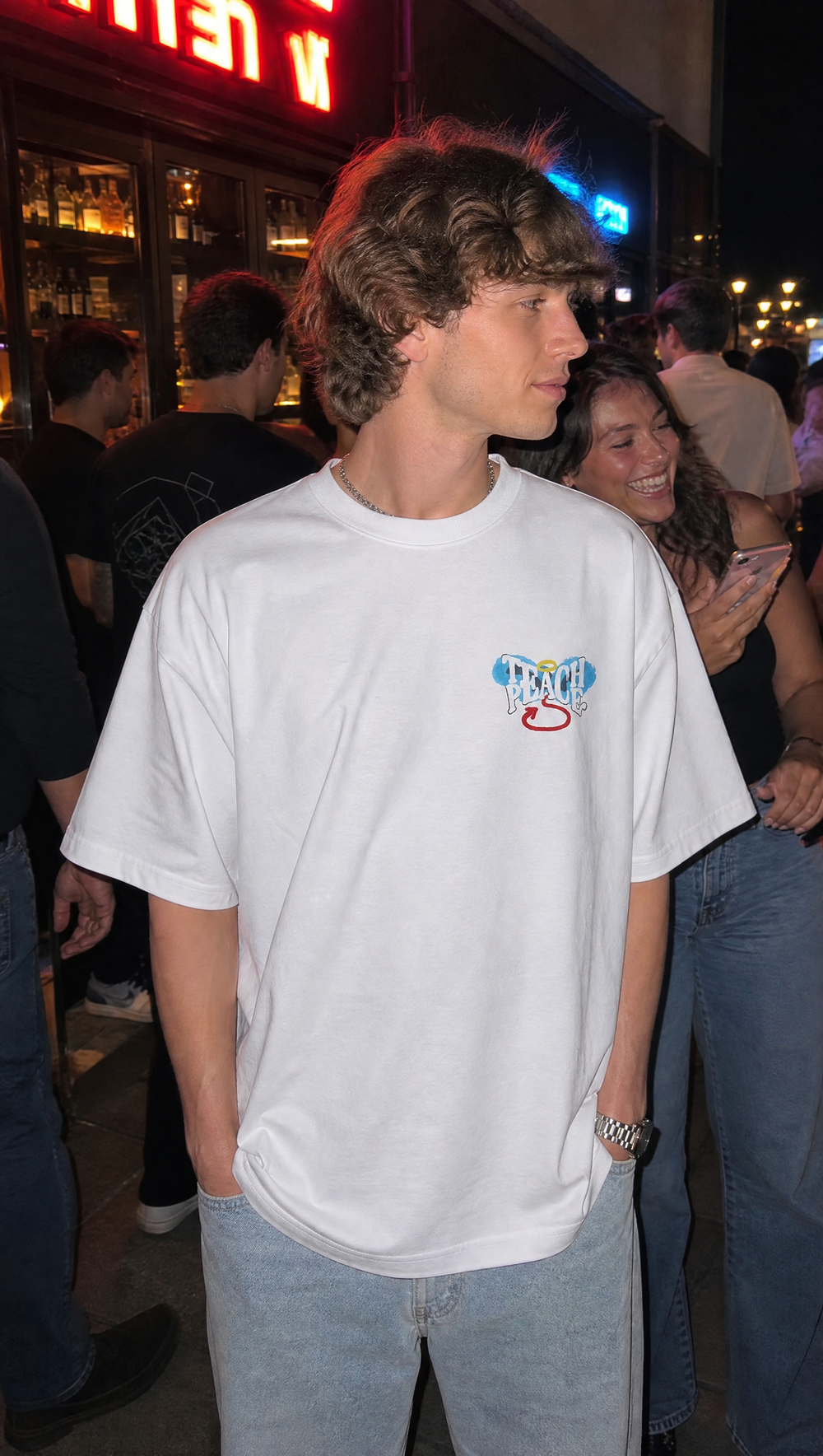 City Off Domes Peace White T-shirt