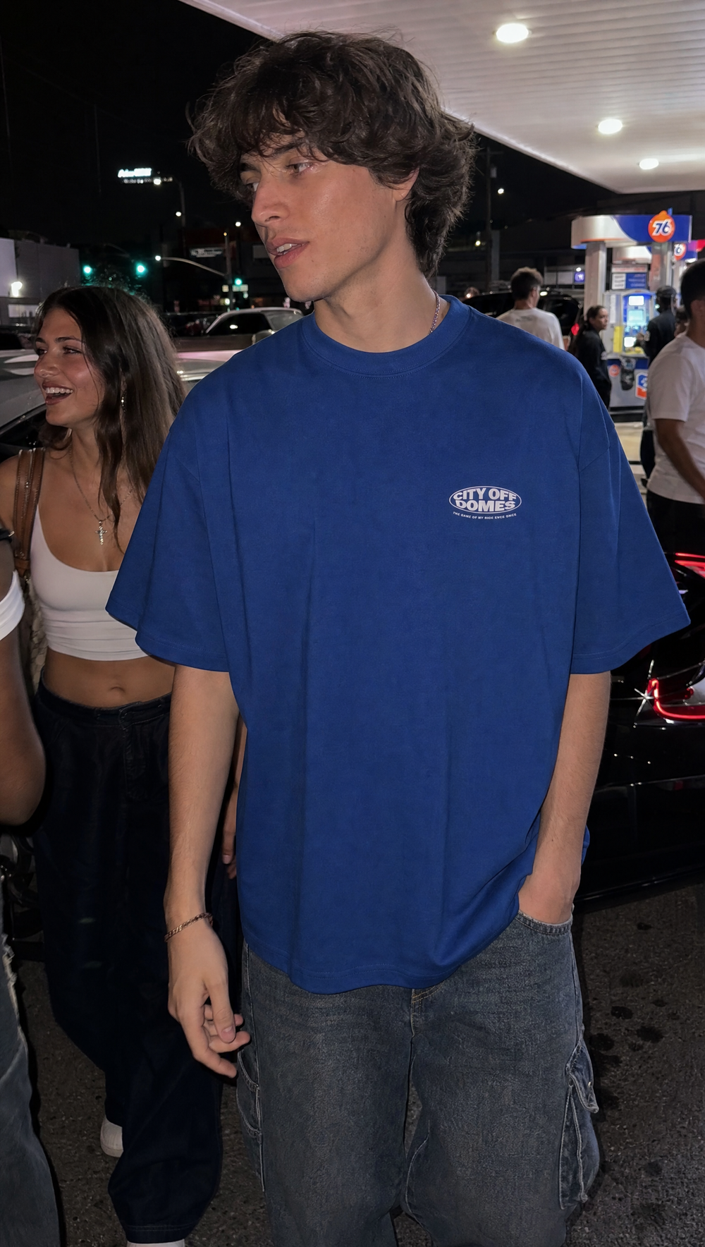 City Off Domes Rise Mode Blue T-shirt