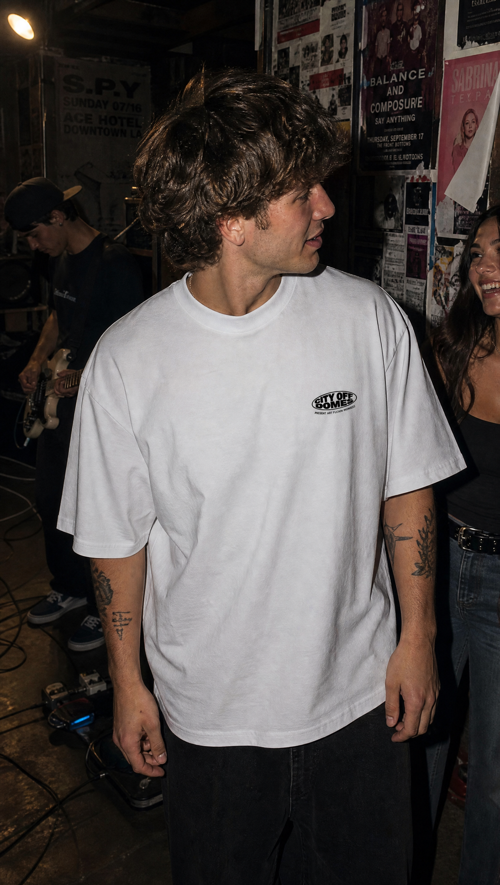 City Off Domes Bad Energy white T-shirt