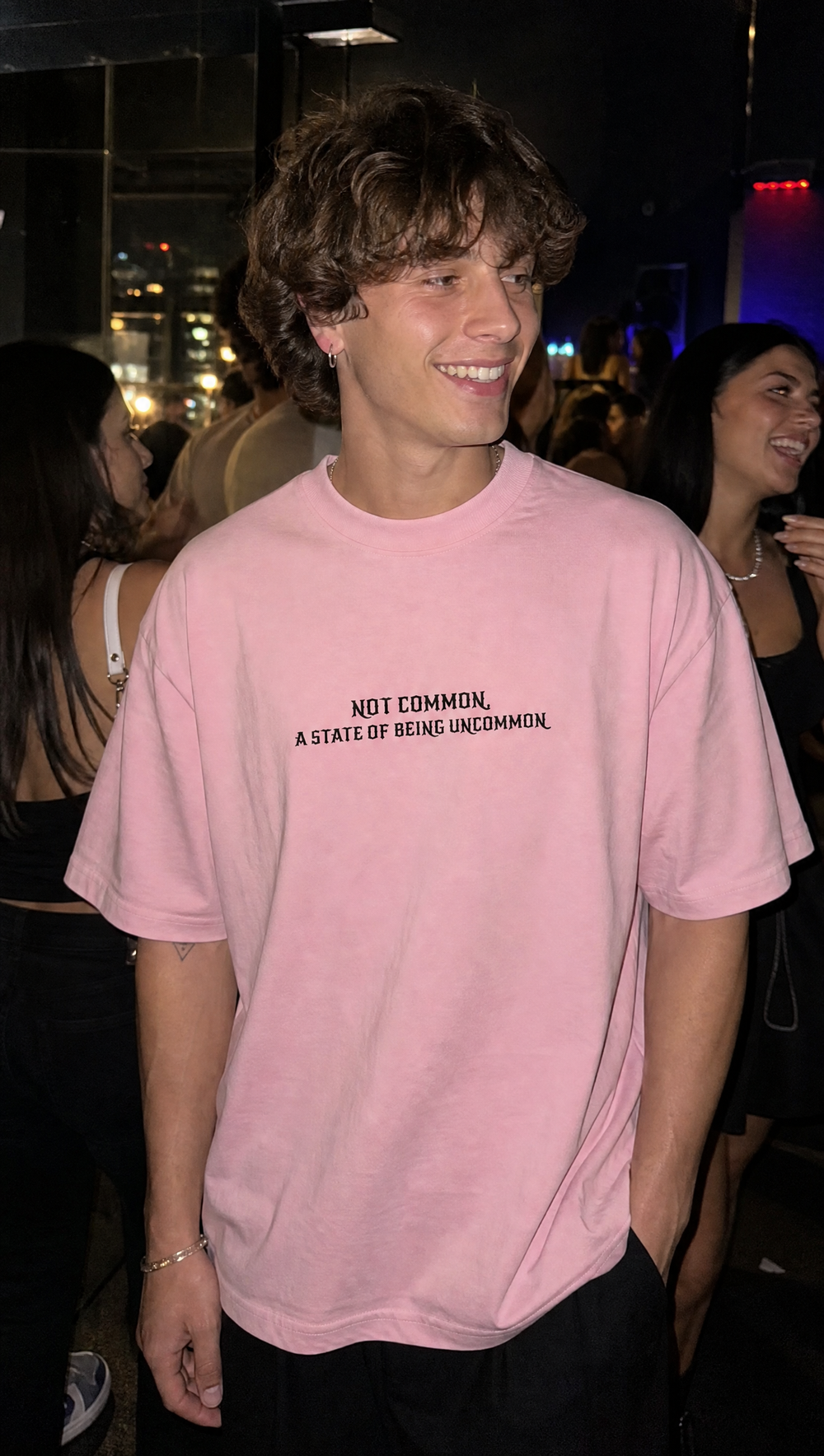 City Off Domes No Entry Club Pink T-shirt