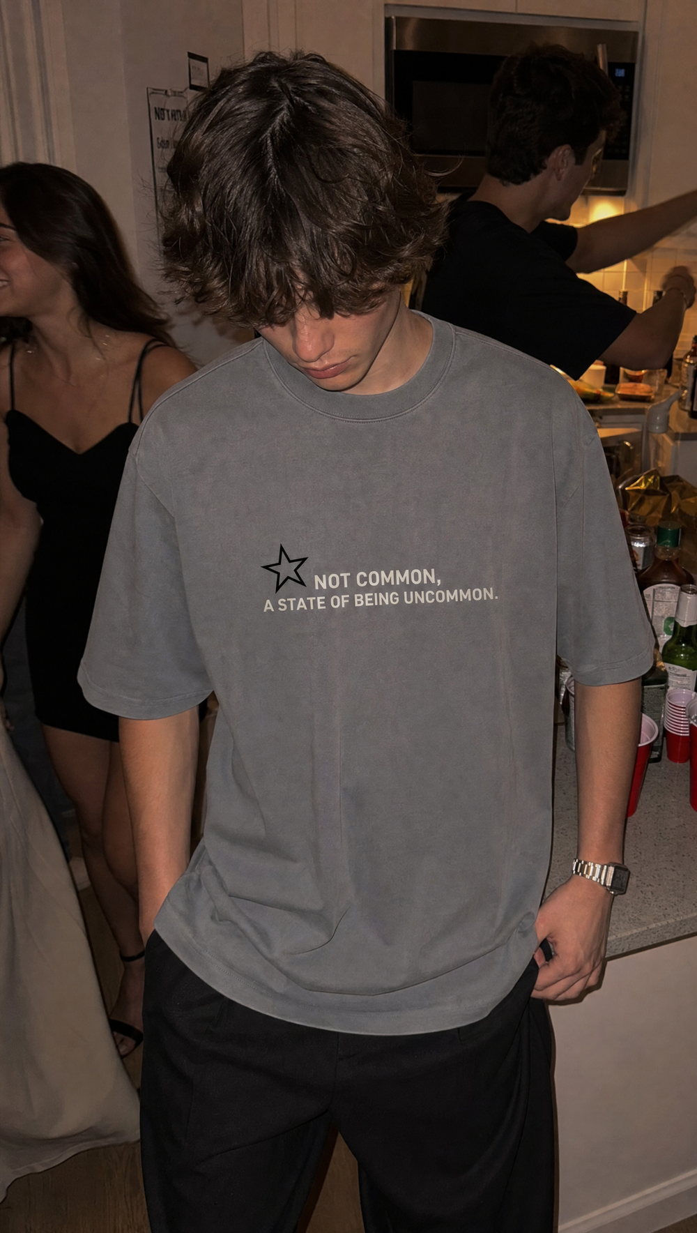 City Off Domes System Denied Gray T-shirt