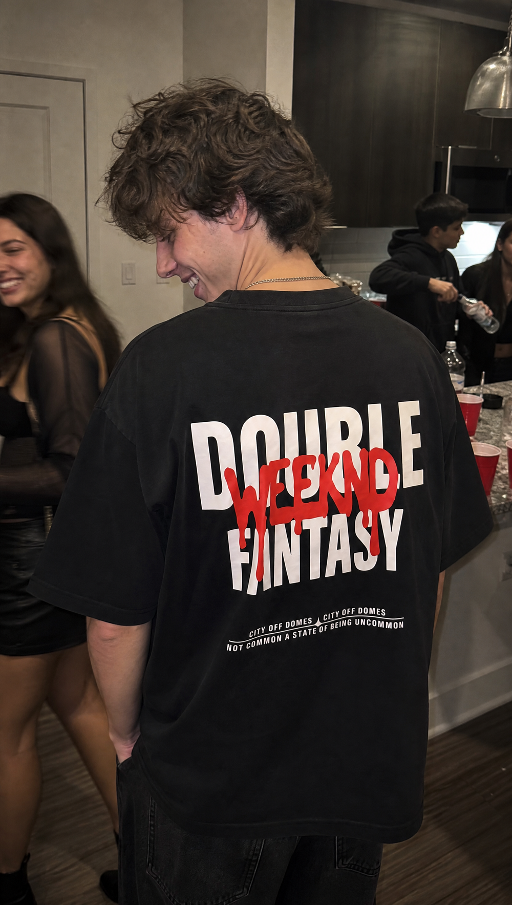City Off Domes Double Fantasy Black T-shirt