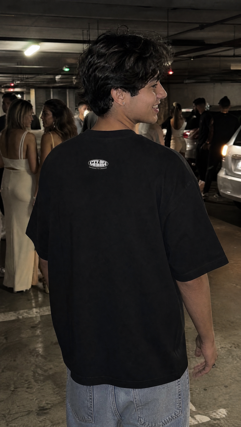 City Off Domes Urban Glitch Black T-shirt