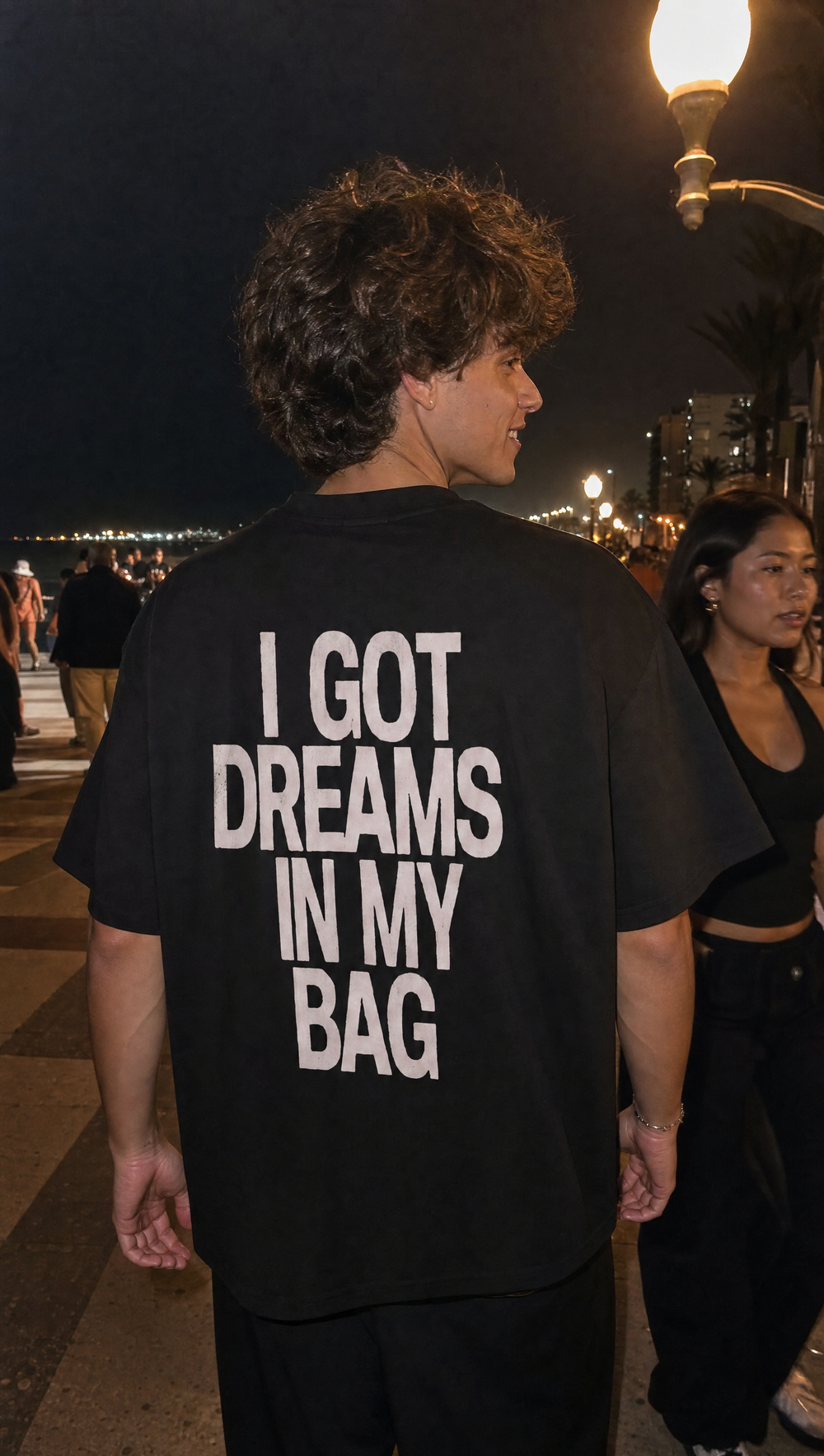 City Off Domes My Dreams Black T-shirt