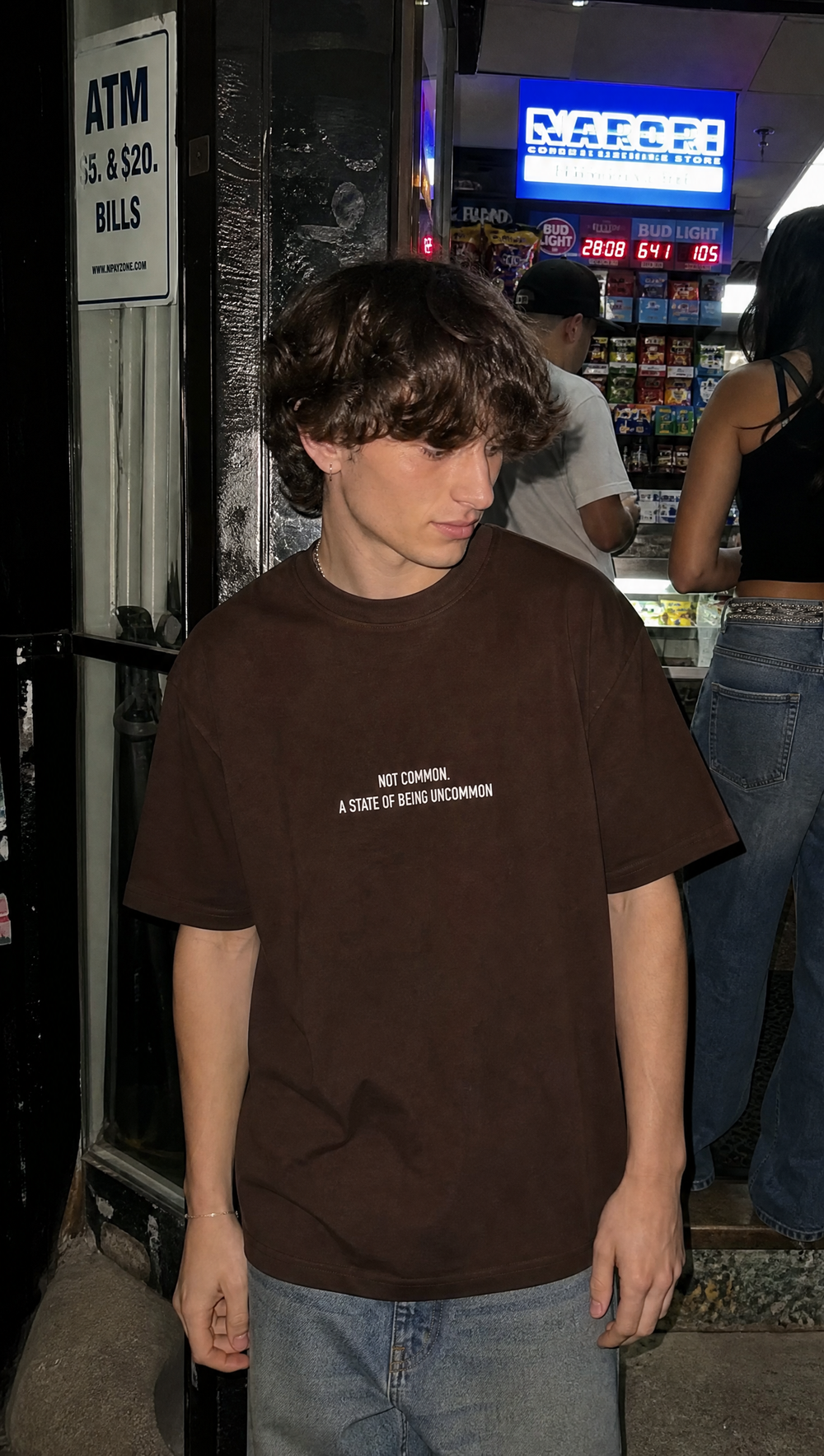 City Off Domes Signal Lost Brown T-shirt