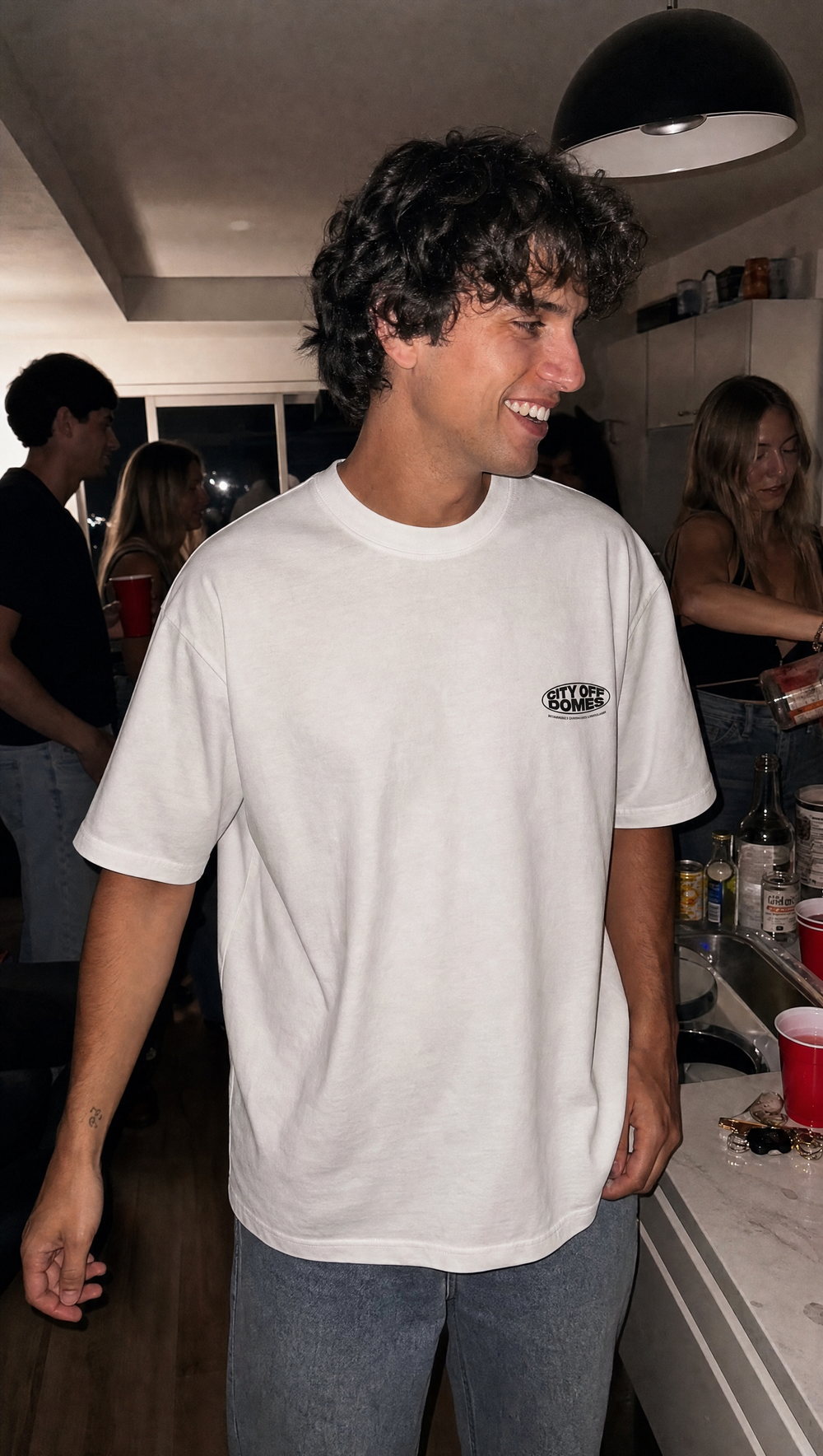 City Off Domes Parallel Energy White T-shirt