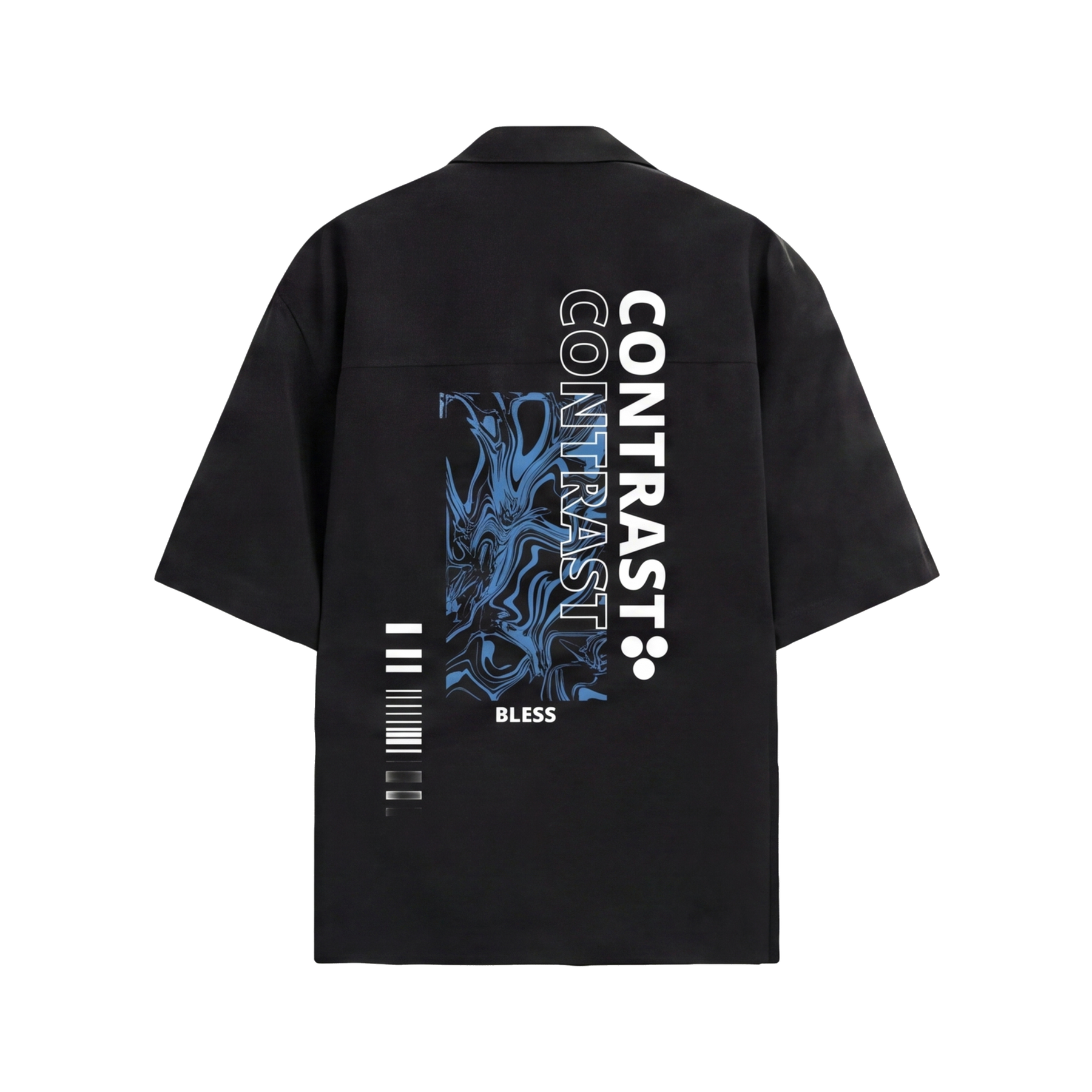 City Off Domes Starline Collective Black Bowling Shirt
