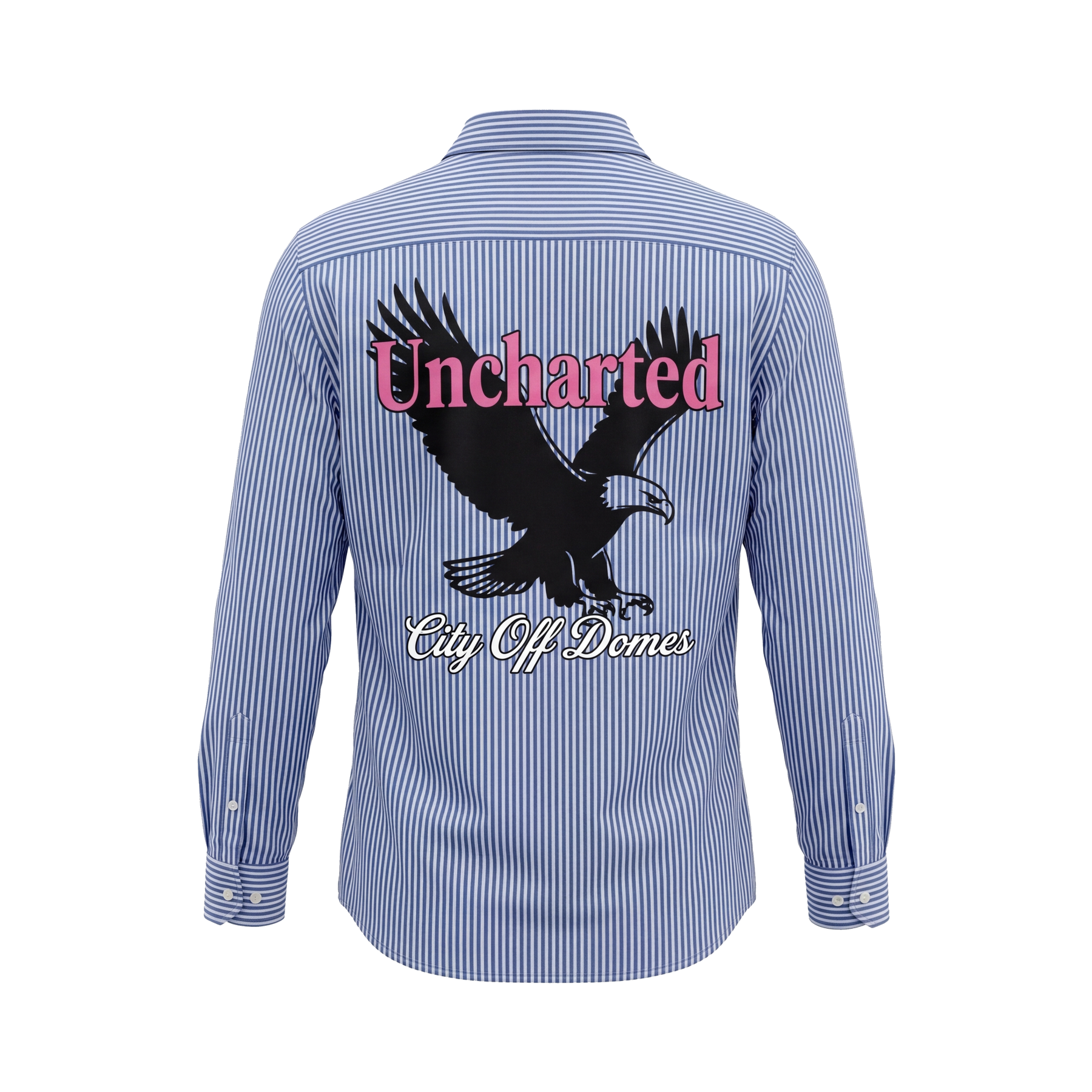 City Off Domes Fearless Frequency Blue Stripe Shirt