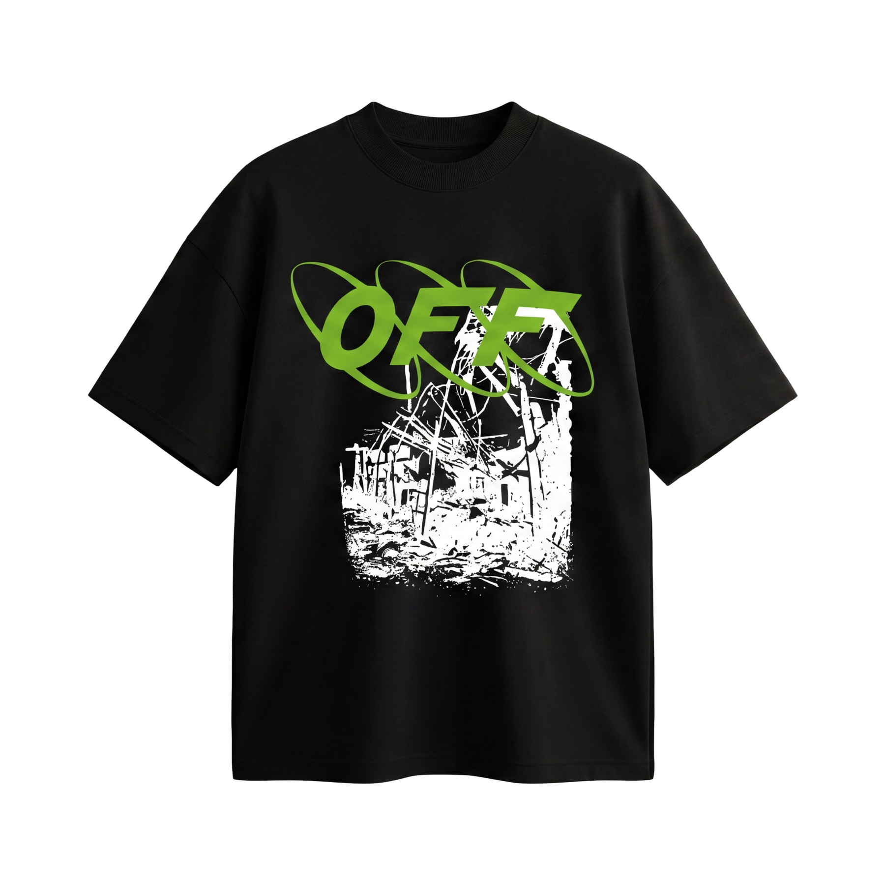 City Off Domes Off Season Black T-shirt