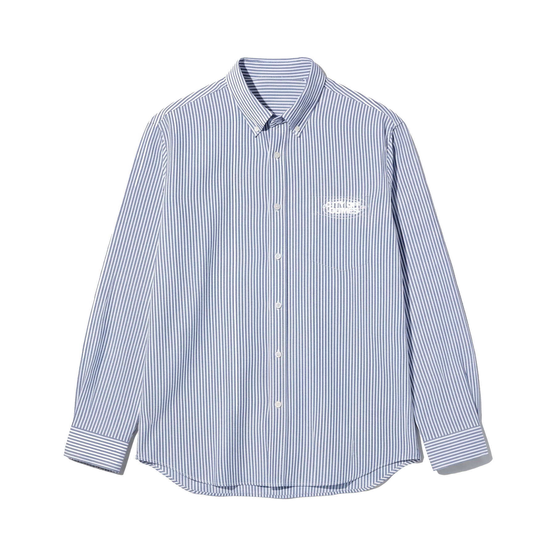 City Off Domes Work Hard Blue Stripe Shirt