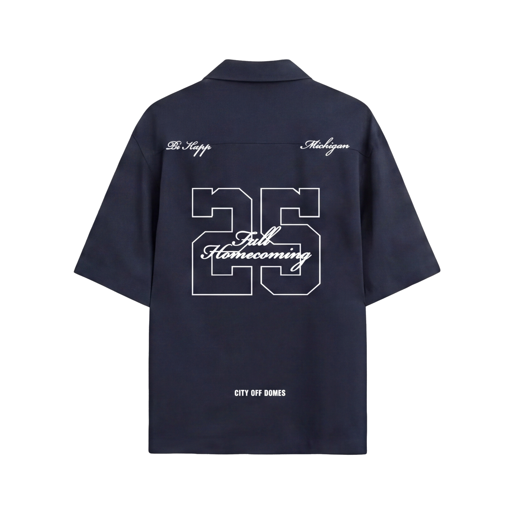 City Off Domes Midnight Game Blue Bowling Shirt