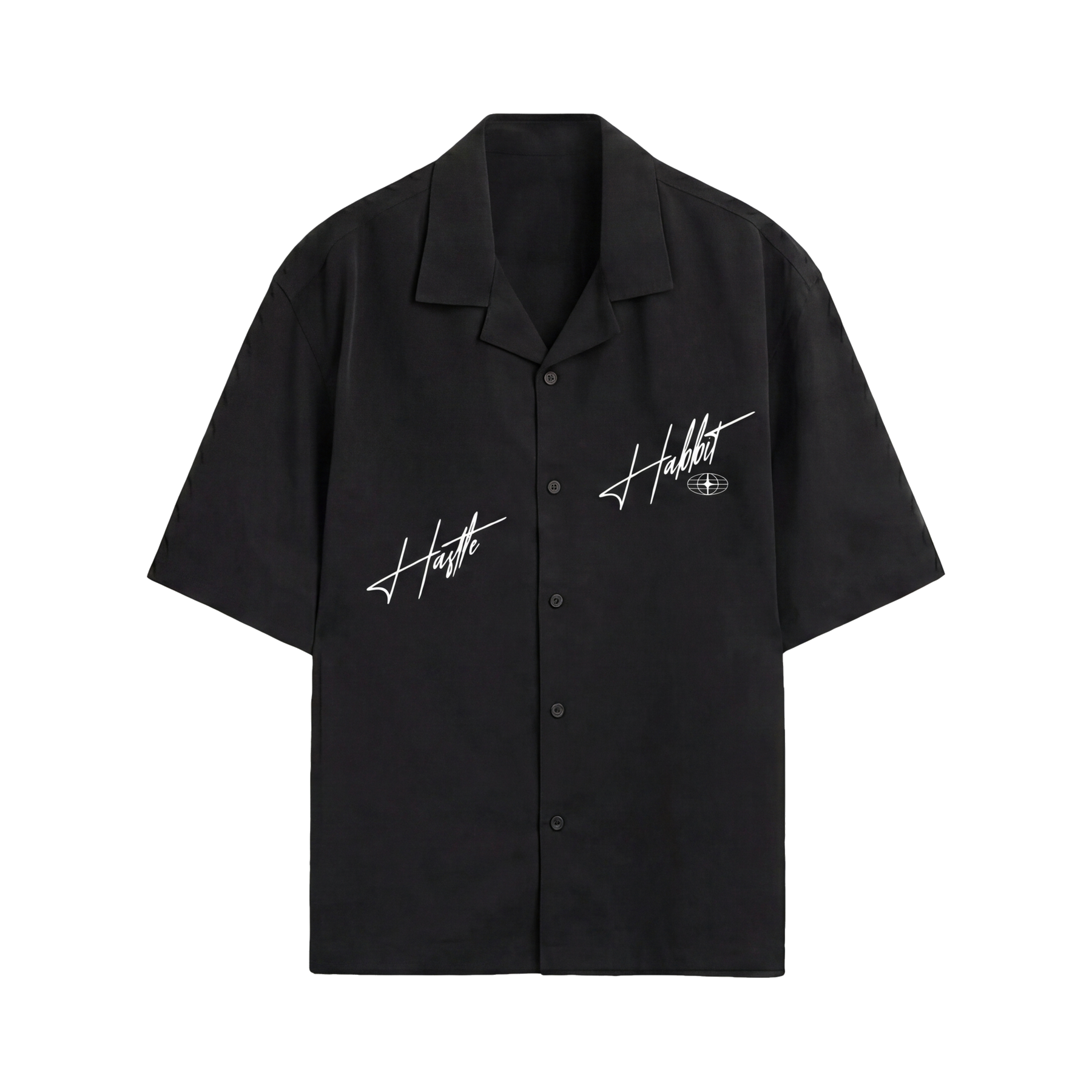 City Off Domes Static Vision Black Bowling Shirt