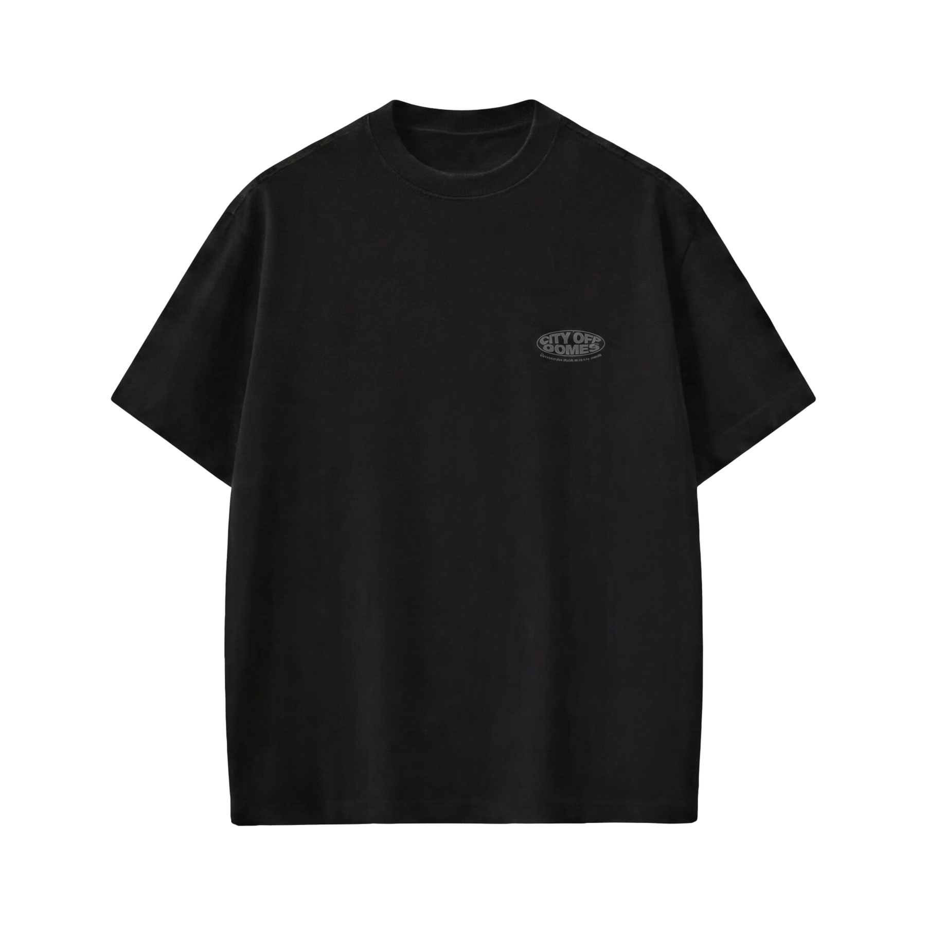 City Off Domes 2Pretty Ice Black T-shirt