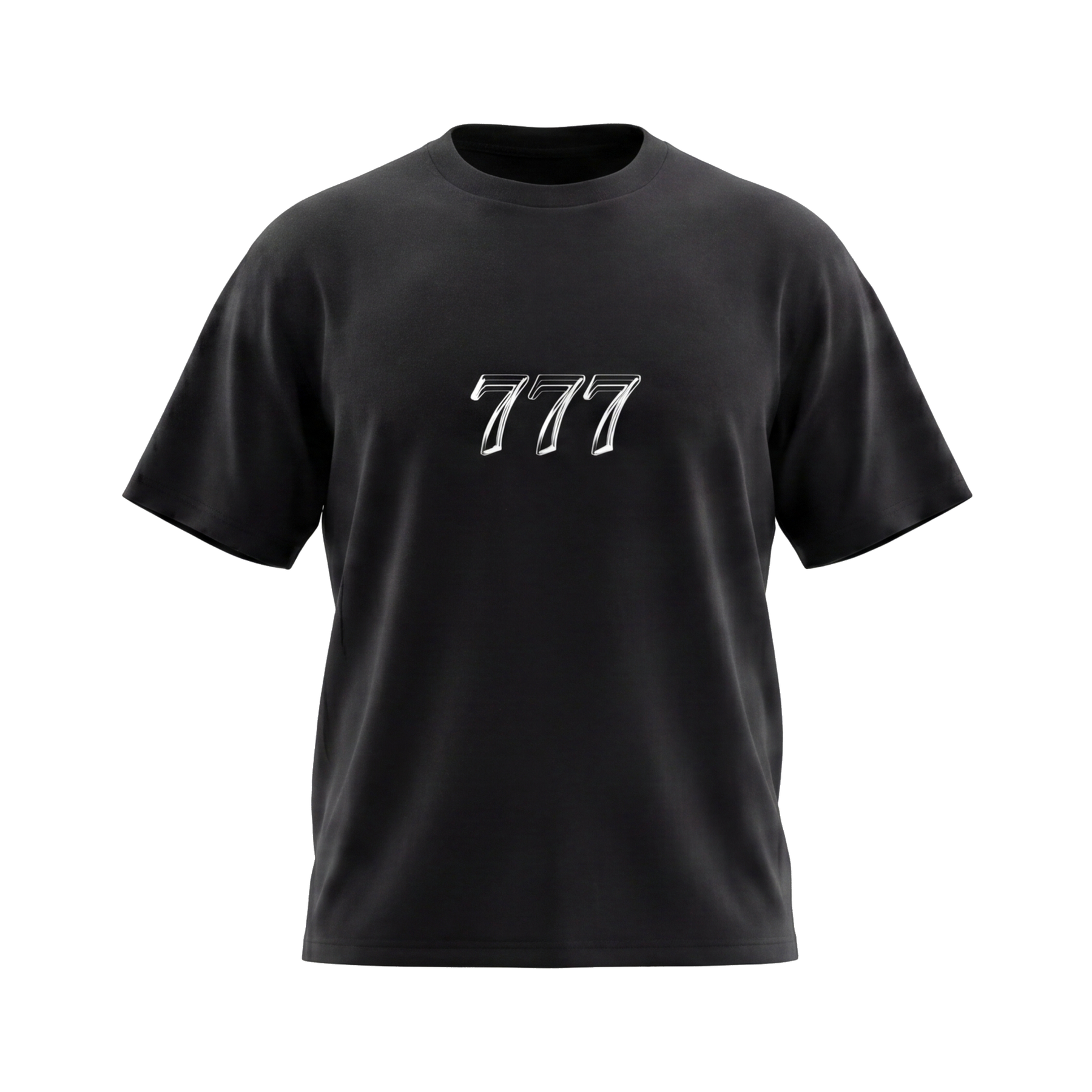 City Off Domes Triple 7  Black Tshirt