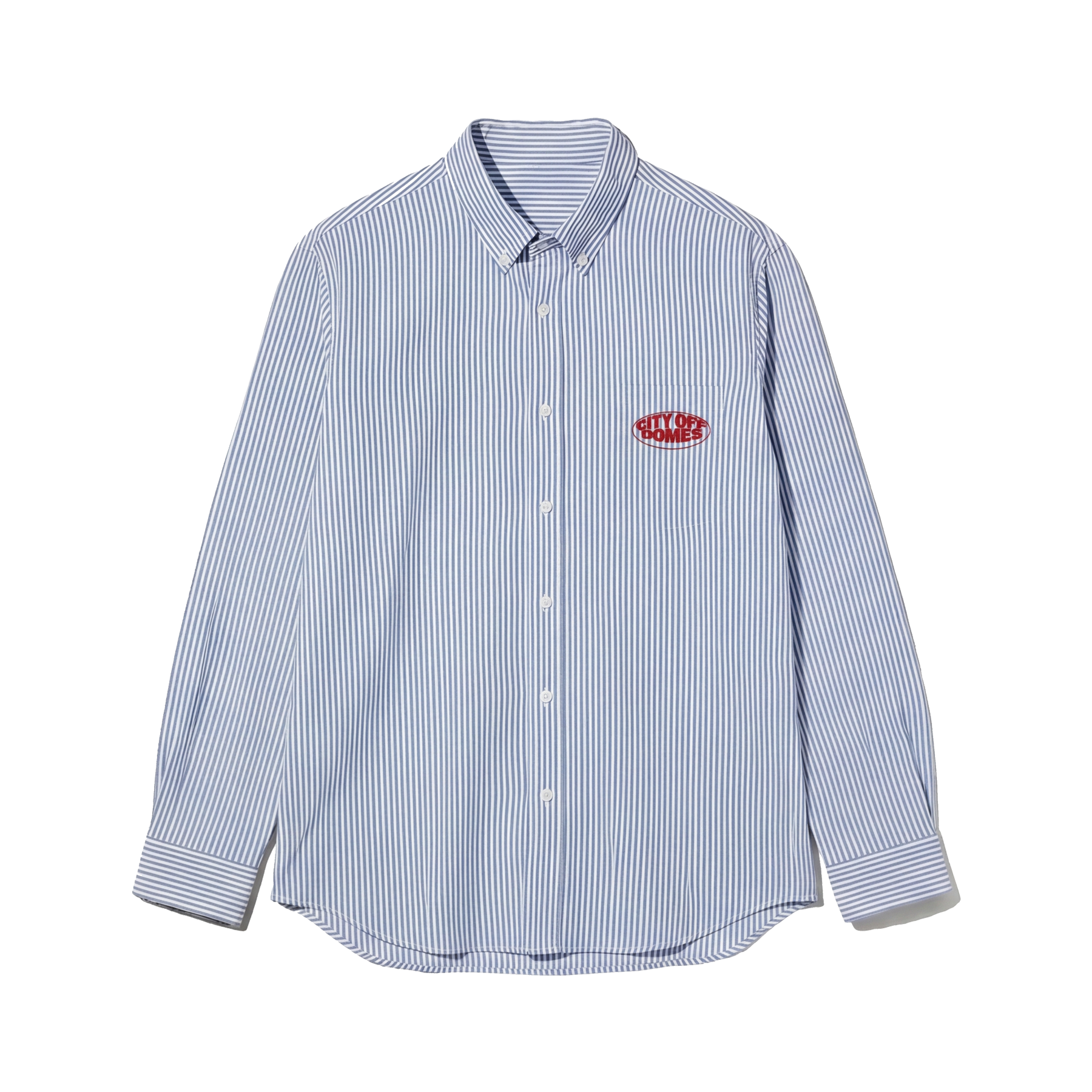 City Off Domes Mind Killer Blue Stripe Shirt