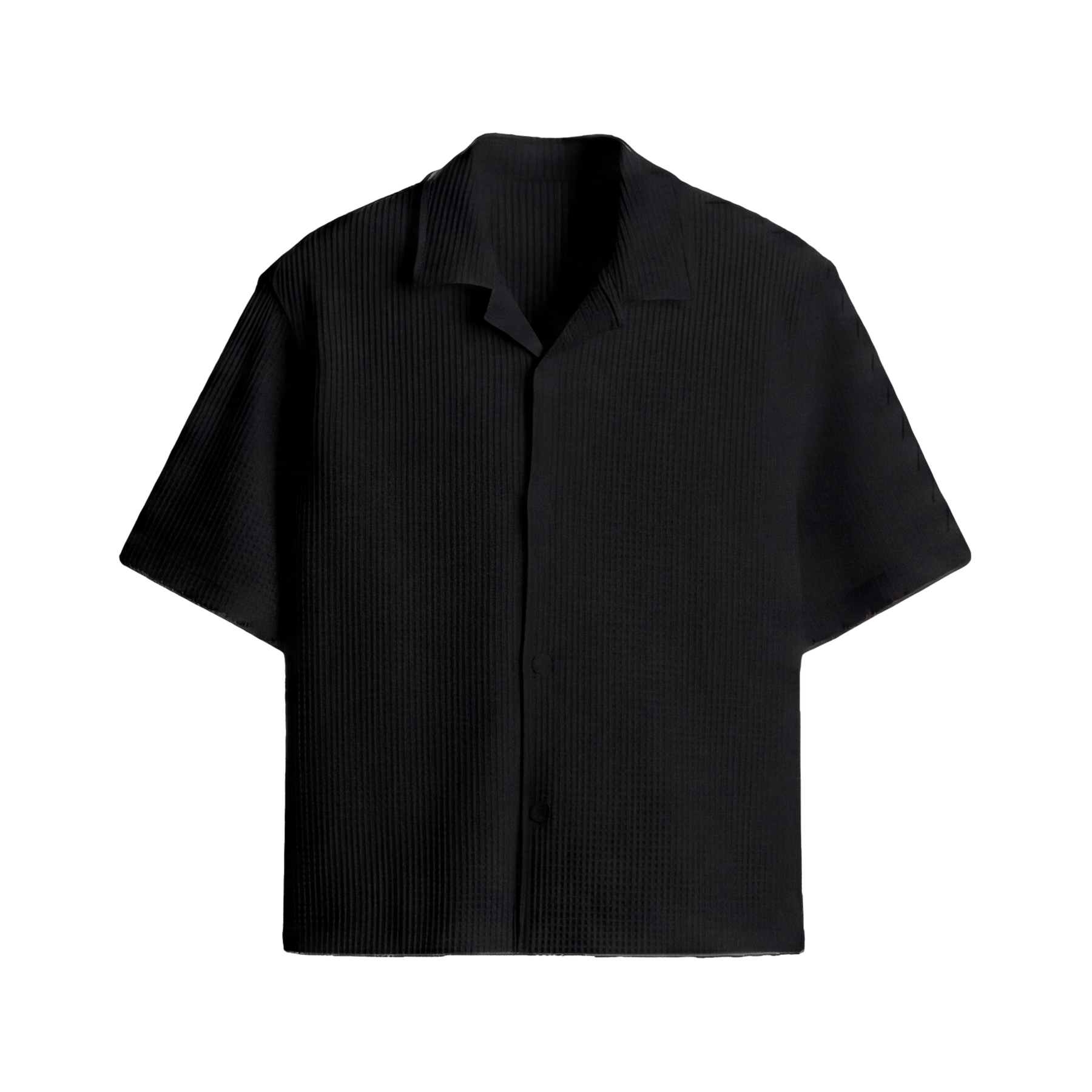 City Off Domes Waffle Shirt Black