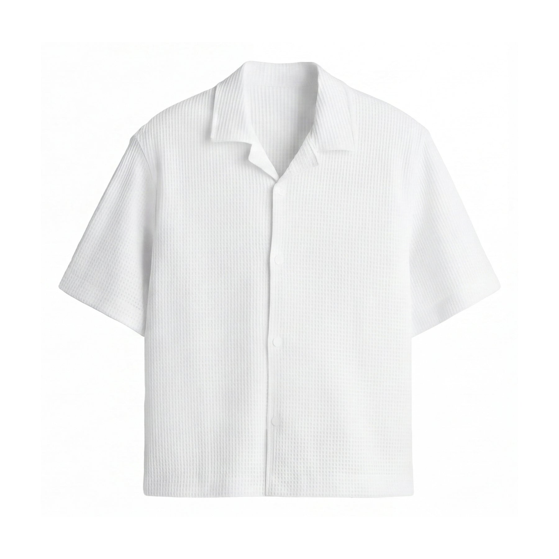 City Off Domes Waffle Shirt White