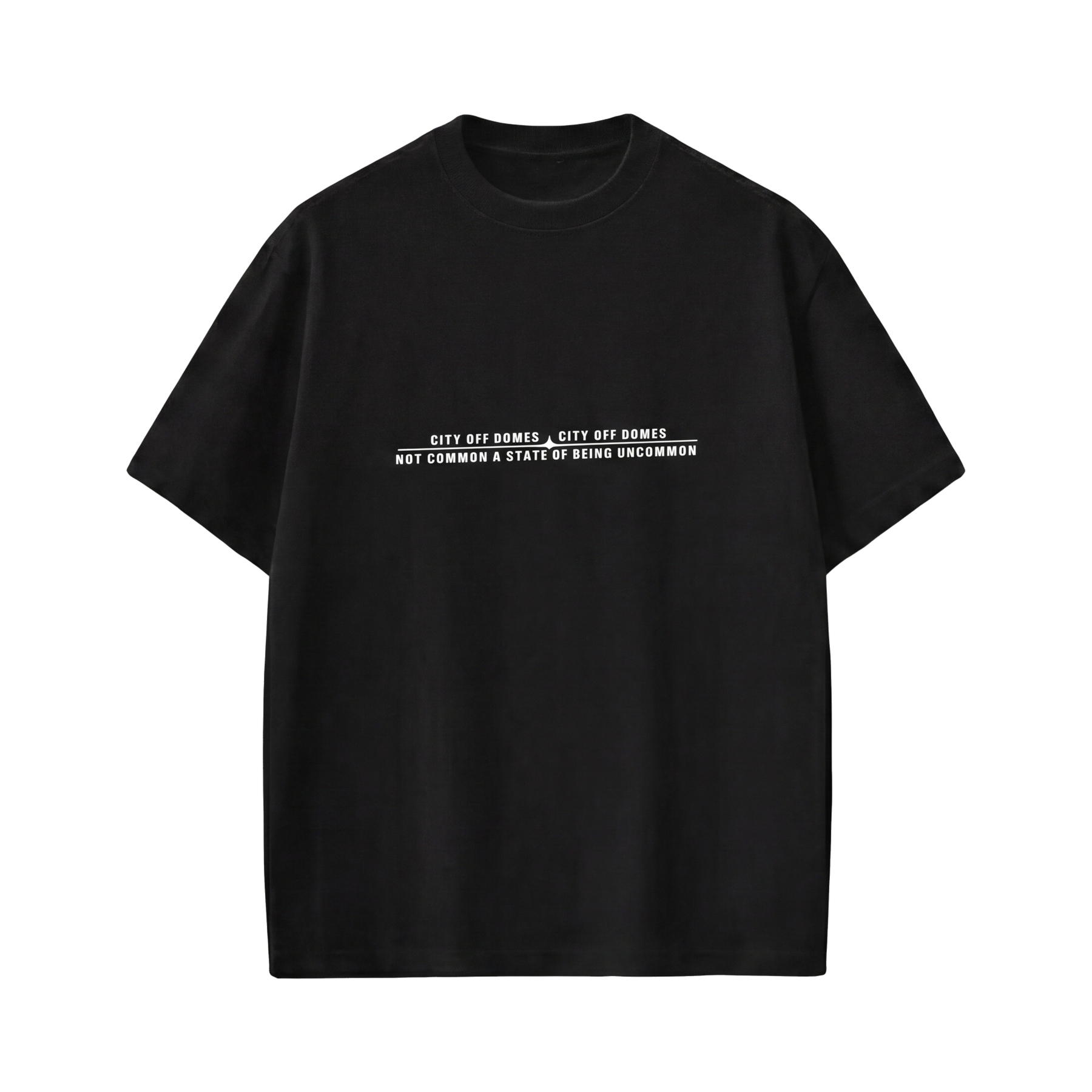 City Off Domes Double Fantasy Black T-shirt