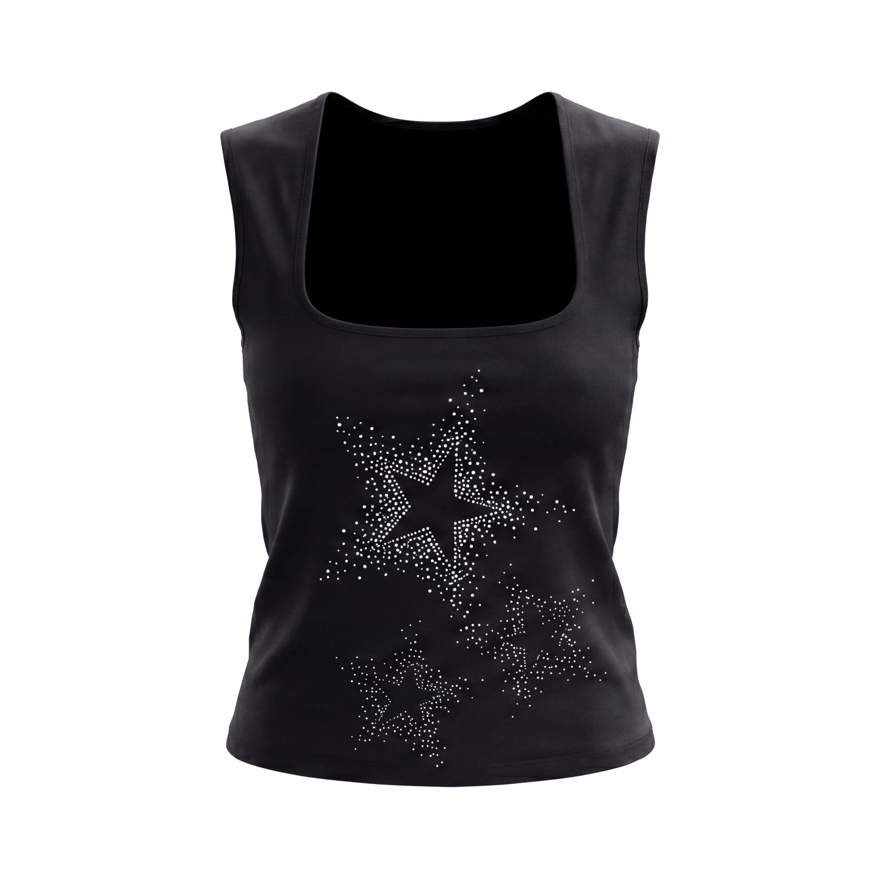 City Off Domes Star Explosion Black Tank Top